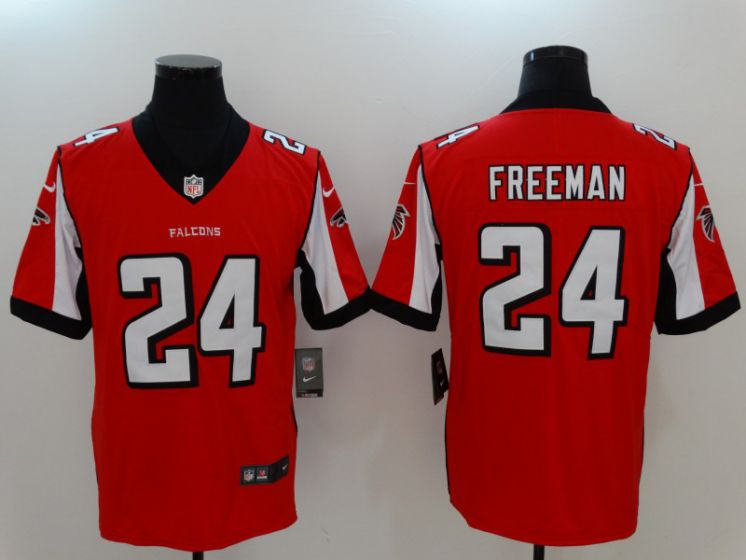 Men Atlanta Falcons #24 Freeman Red Nike Vapor Untouchable Limited NFL Jerseys